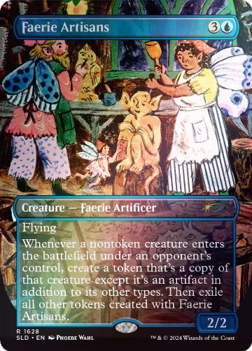 Faerie Artisans (Rainbow Foil) (1628), Secret Lair Drop Series — Magic card price