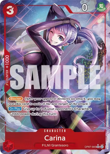 Carina (Parallel) (OP07-005), 500 Years in the Future — One Piece card price