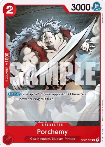 Porchemy (OP07-012), 500 Years in the Future — One Piece card price
