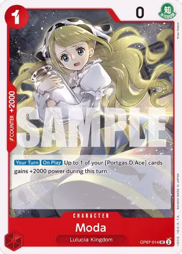 Moda (OP07-014), 500 Years in the Future — One Piece card price