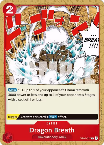 Dragon Breath (OP07-017), 500 Years in the Future — One Piece card price