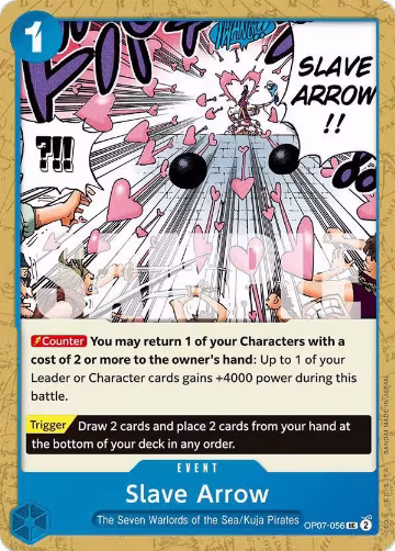 Slave Arrow (OP07-056), 500 Years in the Future — One Piece card price