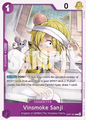 Vinsmoke Sanji (OP07-061), 500 Years in the Future — One Piece card price