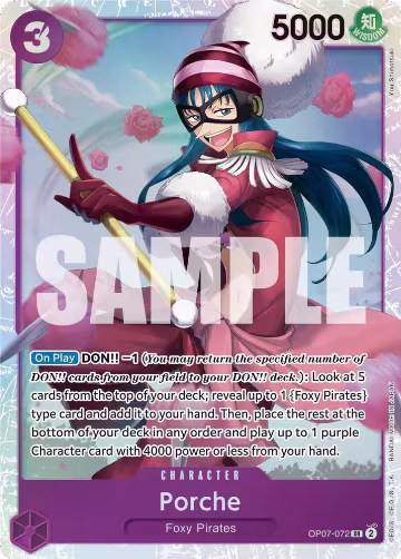 Porche (OP07-072), 500 Years in the Future — One Piece card price