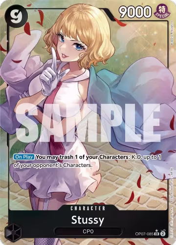 Stussy (Parallel) (OP07-085), 500 Years in the Future — One Piece card price