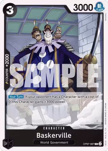 Baskerville (OP07-087), 500 Years in the Future — One Piece card price