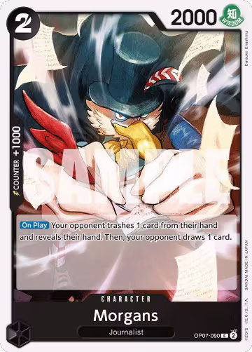 Morgans (OP07-090), 500 Years in the Future — One Piece card price