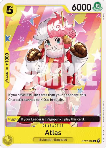Atlas (OP07-098), 500 Years in the Future — One Piece card price