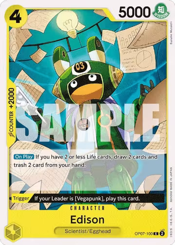 Edison (OP07-100), 500 Years in the Future — One Piece card price