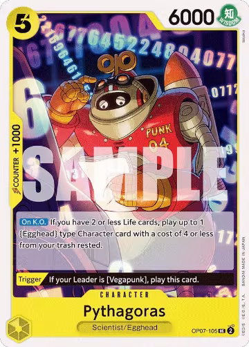 Pythagoras (OP07-105), 500 Years in the Future — One Piece card price