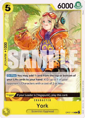 York (OP07-110), 500 Years in the Future — One Piece card price