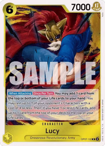 Lucy (OP07-112), 500 Years in the Future — One Piece card price
