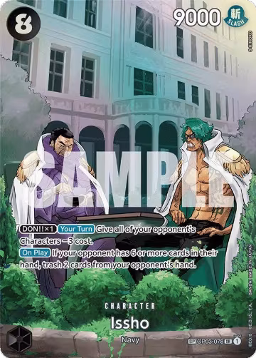 Issho (SP) (OP03-078), 500 Years in the Future — One Piece card price