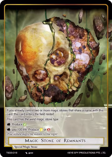 Magic Stone of Remnants (TSD2-016), Starter Deck: Yokoshima — Force of Will card price