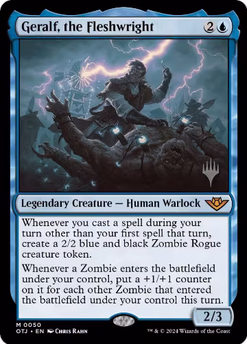 Geralf, the Fleshwright (50), Promo Pack: Outlaws of Thunder Junction — Magic card price