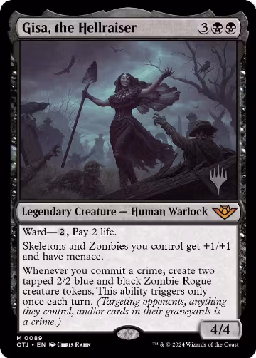Gisa, the Hellraiser (89), Promo Pack: Outlaws of Thunder Junction — Magic card price
