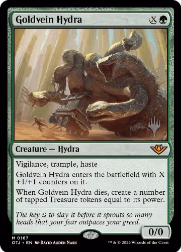 Goldvein Hydra (167), Promo Pack: Outlaws of Thunder Junction — Magic card price