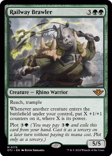 Railway Brawler (175), Promo Pack: Outlaws of Thunder Junction — Magic card price