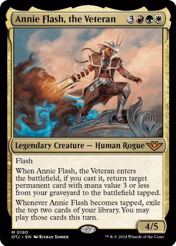 Annie Flash, the Veteran (190), Promo Pack: Outlaws of Thunder Junction — Magic card price