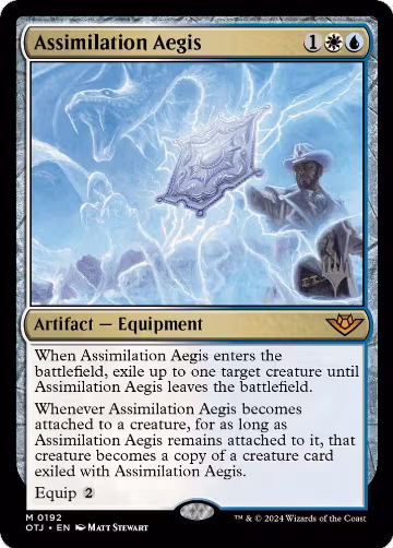 Assimilation Aegis (192), Promo Pack: Outlaws of Thunder Junction — Magic card price