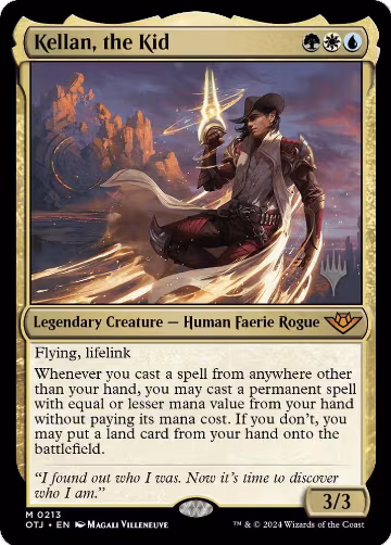 Kellan, the Kid (213), Promo Pack: Outlaws of Thunder Junction — Magic card price