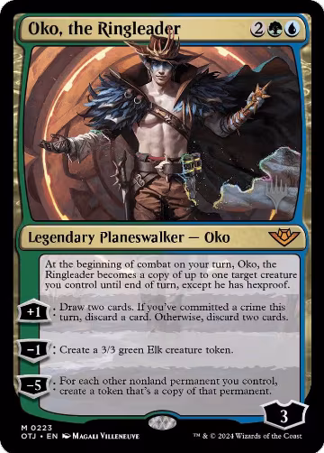 Oko, the Ringleader (223), Promo Pack: Outlaws of Thunder Junction — Magic card price