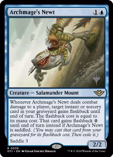 Archmage's Newt (39), Promo Pack: Outlaws of Thunder Junction — Magic card price