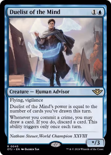 Duelist of the Mind (45), Promo Pack: Outlaws of Thunder Junction — Magic card price
