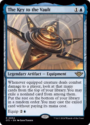 The Key to the Vault (54), Promo Pack: Outlaws of Thunder Junction — Magic card price