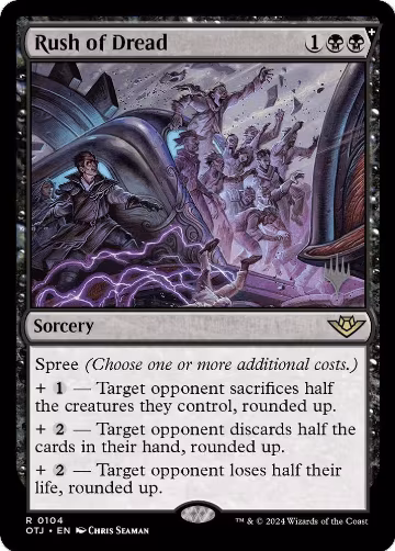 Rush of Dread (104), Promo Pack: Outlaws of Thunder Junction — Magic card price