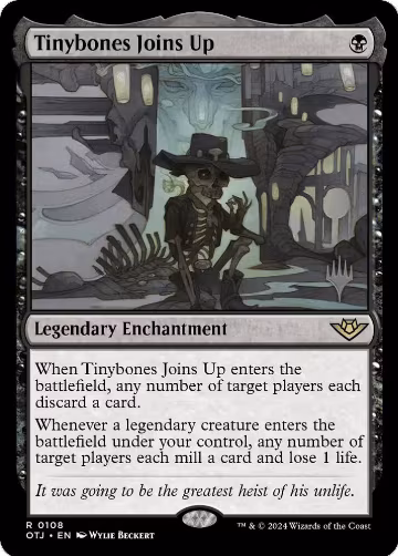Tinybones Joins Up (108), Promo Pack: Outlaws of Thunder Junction — Magic card price