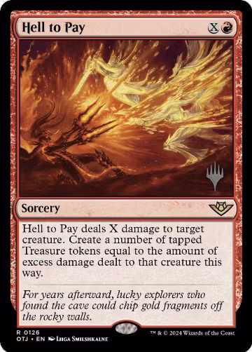Hell to Pay (126), Promo Pack: Outlaws of Thunder Junction — Magic card price
