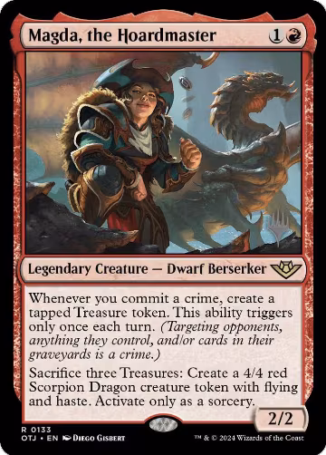 Magda, the Hoardmaster (133), Promo Pack: Outlaws of Thunder Junction — Magic card price