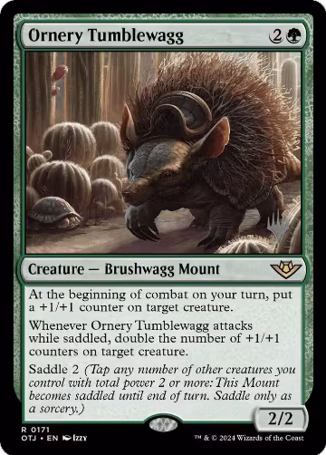 Ornery Tumblewagg (171), Promo Pack: Outlaws of Thunder Junction — Magic card price