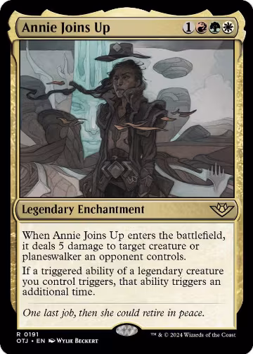 Annie Joins Up (191), Promo Pack: Outlaws of Thunder Junction — Magic card price