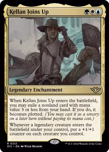 Kellan Joins Up (212), Promo Pack: Outlaws of Thunder Junction — Magic card price