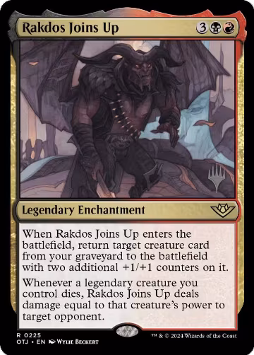 Rakdos Joins Up (225), Promo Pack: Outlaws of Thunder Junction — Magic card price