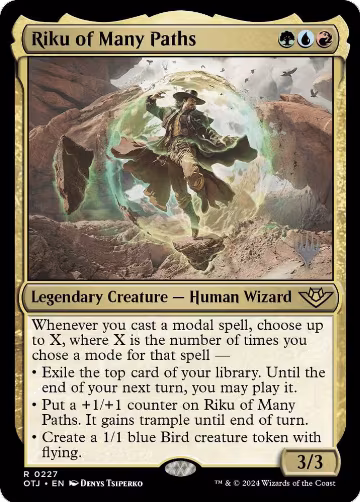 Riku of Many Paths (227), Promo Pack: Outlaws of Thunder Junction — Magic card price