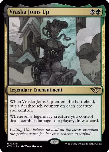 Vraska Joins Up (236), Promo Pack: Outlaws of Thunder Junction — Magic card price