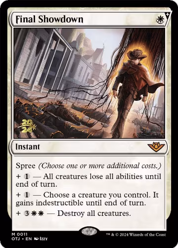 Final Showdown (11), Prerelease Cards — Magic card price