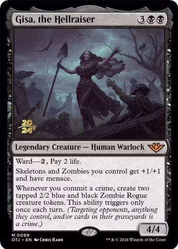 Gisa, the Hellraiser (89), Prerelease Cards — Magic card price