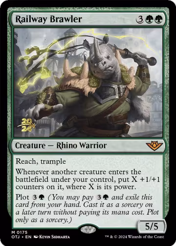 Railway Brawler (175), Prerelease Cards — Magic card price