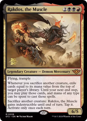 Rakdos, the Muscle (226), Prerelease Cards — Magic card price