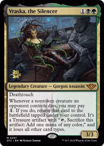 Vraska, the Silencer (237), Prerelease Cards — Magic card price