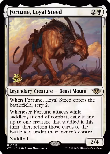 Fortune, Loyal Steed (12), Prerelease Cards — Magic card price