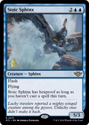 Stoic Sphinx (71), Prerelease Cards — Magic card price