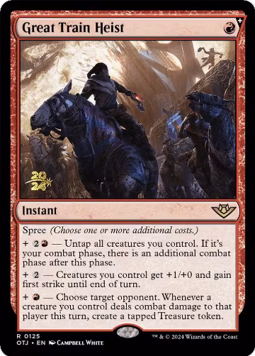Great Train Heist (125), Prerelease Cards — Magic card price