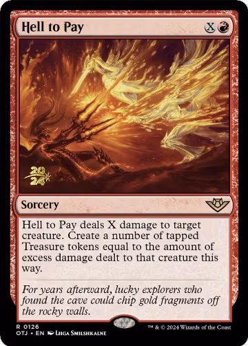Hell to Pay (126), Prerelease Cards — Magic card price