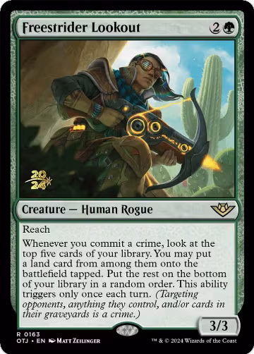 Freestrider Lookout (163), Prerelease Cards — Magic card price