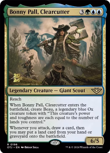 Bonny Pall, Clearcutter (196), Prerelease Cards — Magic card price